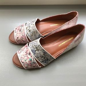 NEW Rebecca Minkoff Sadie Floral Print Flat Sandal